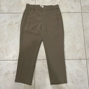 Wilfred Aritzia Cropped Brown Tan Pants